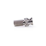 conector bnc tata pentru cablu coaxial 6.8 mm,argintiu, 25 bucati nedis conector bnc tata pentru cablu coaxial 6.8 mm,argintiu, 25 bucati nedis