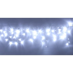 perdea luminoasa tip turturi 240 led-uri albe lumina rece interconectabila well