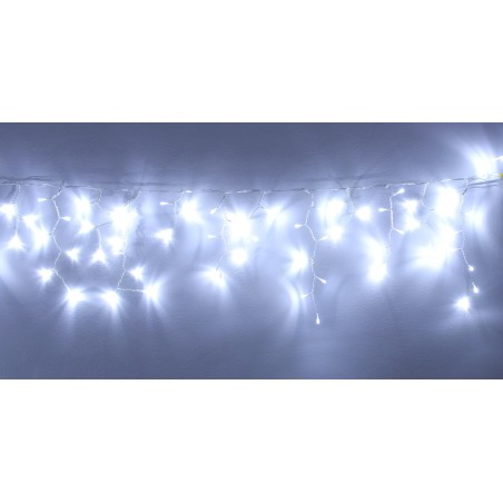 perdea luminoasa tip turturi 240 led-uri albe lumina rece interconectabila well