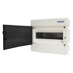 tablou electric schrack topo bk080001--, 12 module, incastrat, ip40, 232x283x106 mm, plastic, alb