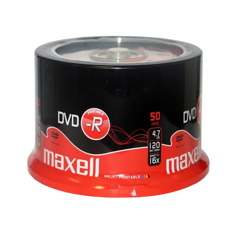 dvd-r printabil 4.7gb 16x 50buc pe cutie maxell
