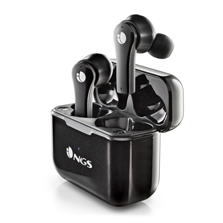 casti bluetooth in-ear ngs artica bloom, redare pana la 6 ore, negru