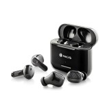casti bluetooth in-ear ngs artica duo, set 2 perechi, redare pana la 30 ore, negru