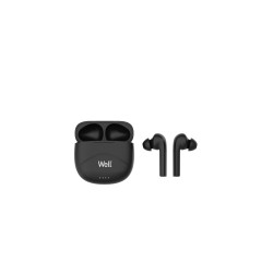 casti bluetooth tws in-ear well ghost negru