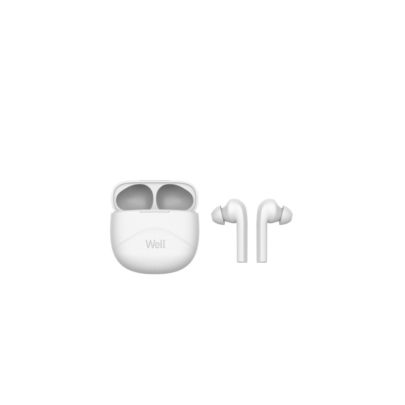 casti bluetooth tws in-ear well ghost alb