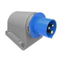 fisa industriala bemis bc1-1403-2236, 2p+e, 16a, 220v, aparenta, unghi 90°, ip44