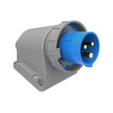 fisa industriala bemis bc1-1403-7236, 2p+e, 16a, 220v, aparenta, unghi 90º ip67