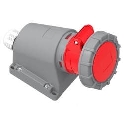 priza industriala bemis bc1-1504-7535, 3p+e, 16a, 380v, aparenta, unghi 90° ip67