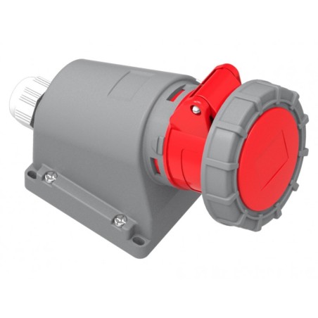 priza industriala bemis bc1-1504-7535, 3p+e, 16a, 380v, aparenta, unghi 90° ip67