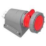 priza industriala bemis bc1-1504-7535, 3p+e, 16a, 380v, aparenta, unghi 90° ip67