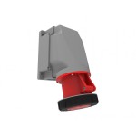 priza industriala bemis bc1-4504-7535 3p+e, 63a, 380v, aparenta, unghi 90°, ip67