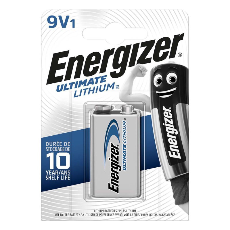 baterie litiu 9v, 1 buc/blister, energizer