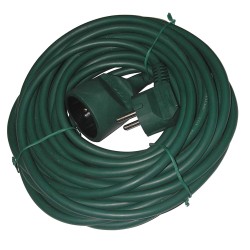 cablu prelungitor 5m 1.0mm verde ip20, well