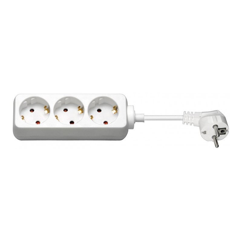 prelungitor 3 prize schuko, 3m, 3xg1.5mmp, goobay