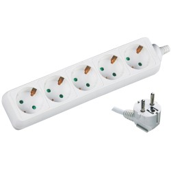 prelungitor 5 prize 5m, cablu 5x1.5mmp, well