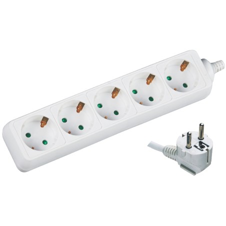 prelungitor 5 prize 5m, cablu 5x1.5mmp, well