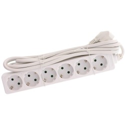 prelungitor 6 prize 3m, cablu 3x1.5mmp, well