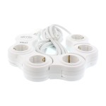 prelungitor reglabil 5 prize 3m cablu 3x1.5mmp cu incarcator usb, well prelungitor reglabil 5 prize 3m cablu 3x1.5mmp cu incarcator usb, well