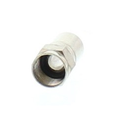 mufa f cu sertizare rg6, 100 buc/punga