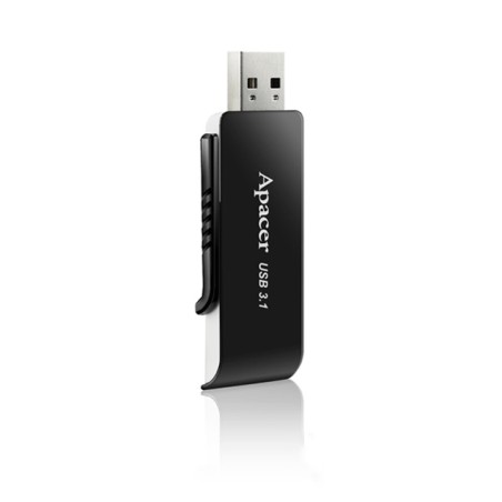 memorie flash usb3.2 64gb negru/alb, apacer