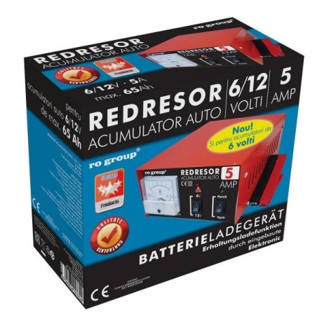 Auto, REdresor Incarcator baterie auto 5A, 6-12V, maxim 65Ah -1, dioda.ro