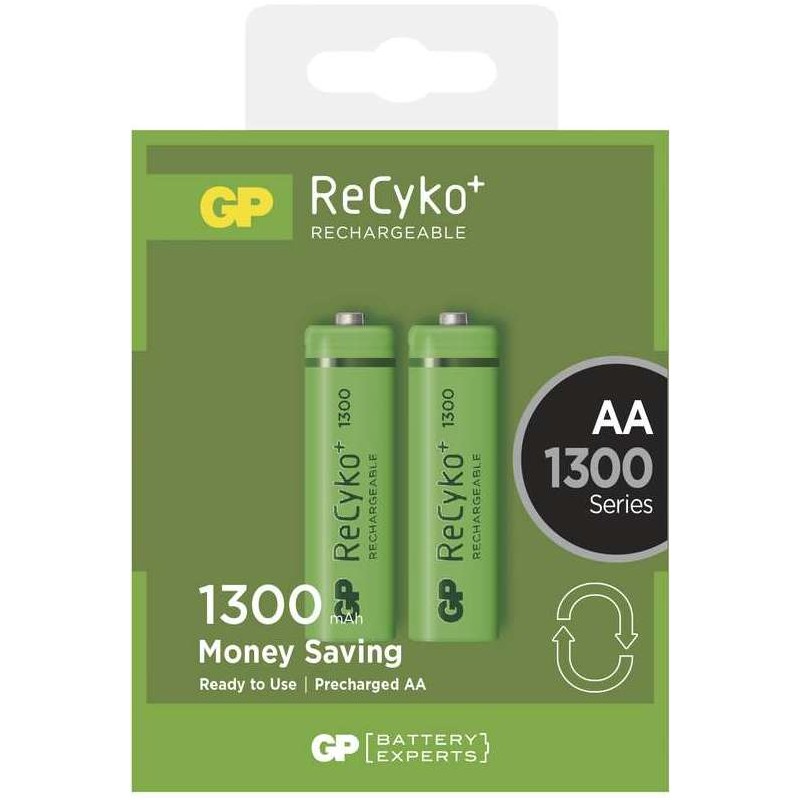 acumulator aa (r6) gp nimh recyko+ 1300mah 2 buc/blister