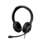 casti audio sandberg 126-15 chat, microfon, 3.5mm, negru