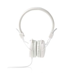 casti multimedia 1.2m alb, nedis