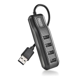 hub usb 2.0 ngs port 2.0, 4 porturi, negru