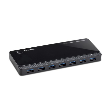hub usb 3.0 extern cu 7 porturi si 2 de incarcare, tp-link
