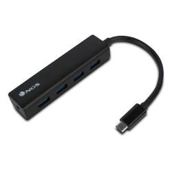 hub usb-c ngs wonder hub 4, 4 porturi usb 3.0, negru