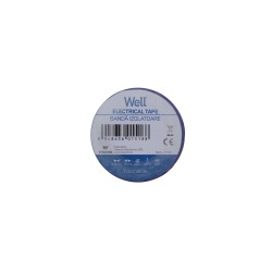 banda izolatoare 1.9 cm x 20 m - albastru, set 10 bucati, well