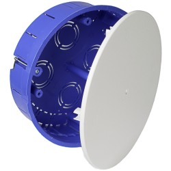 doza derivatie solera 5515gw, gips carton, capac rotund cu cleme, incastrata, 14 intrari o25, 4 intrari o32, o150x46, set 4 b