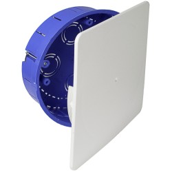 doza derivatie solera 5516gw, gips carton, capac patrat cu cleme, incastrata, 14 intrari o25, 4 intrari o32, o150x46, set 4 b