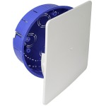 doza derivatie solera 5516gw, gips carton, capac patrat cu cleme, incastrata, 14 intrari o25, 4 intrari o32, o150x46, set 4 b