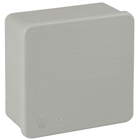 doza derivatie solera 604c, fara conuri, laturi simple, aparenta, 90x90x40 mm, set 6 bucati