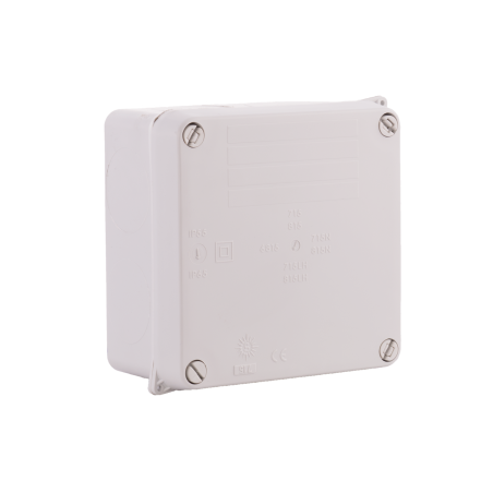 doza derivatie solera 815, fara conuri, laturi simple, aparenta, 110x100x60 mm, set 6 bucati