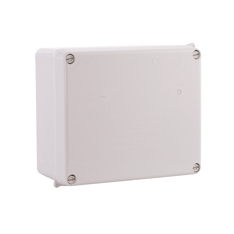 doza derivatie solera 817, fara conuri, laturi simple, aparenta, 165x145x84 mm