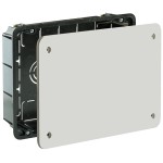 doza derivatie solera 5363, zidarie, capac patrat cu surub, incastrata, 16 intrari o25, 164x106x47mm, set 5 bucati