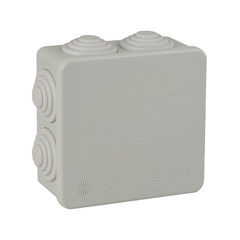 doza derivatie solera 604, aparenta, 7 intrari, o20, 90x90x40 mm, set 6 bucati