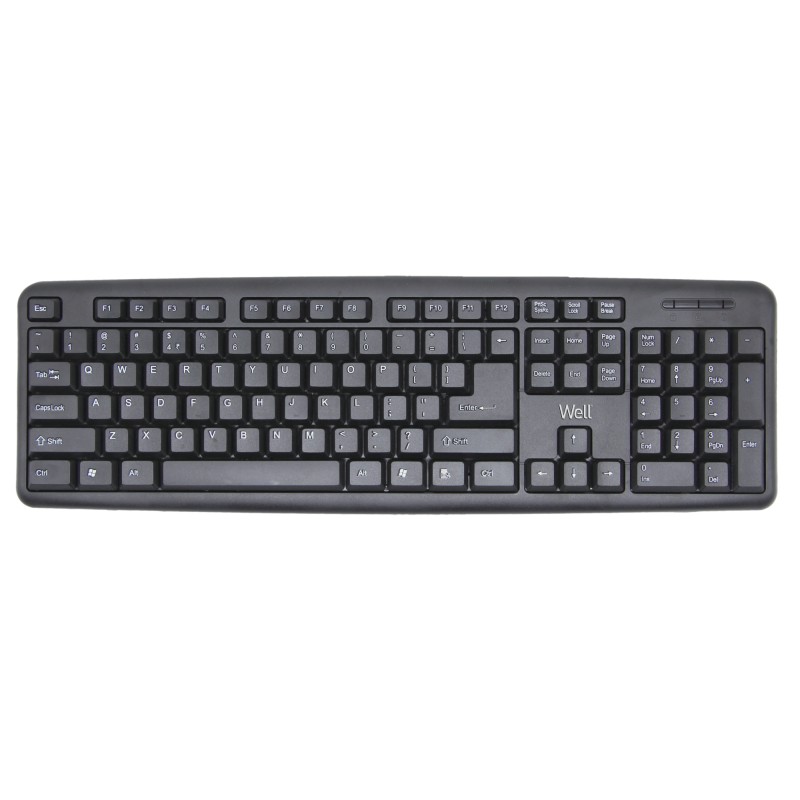 tastatura usb well ku001 neagra tastatura usb well ku001 neagra