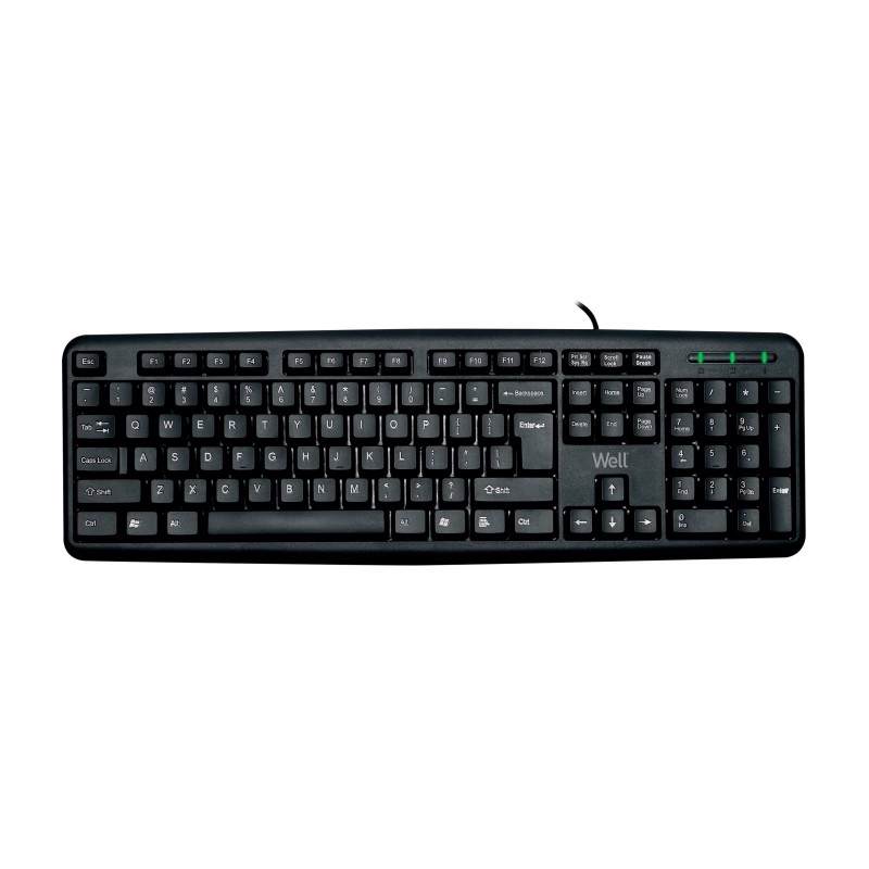 tastatura usb well ku002 negru