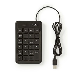 tastatura numerica cu fir nedis, usb, negru