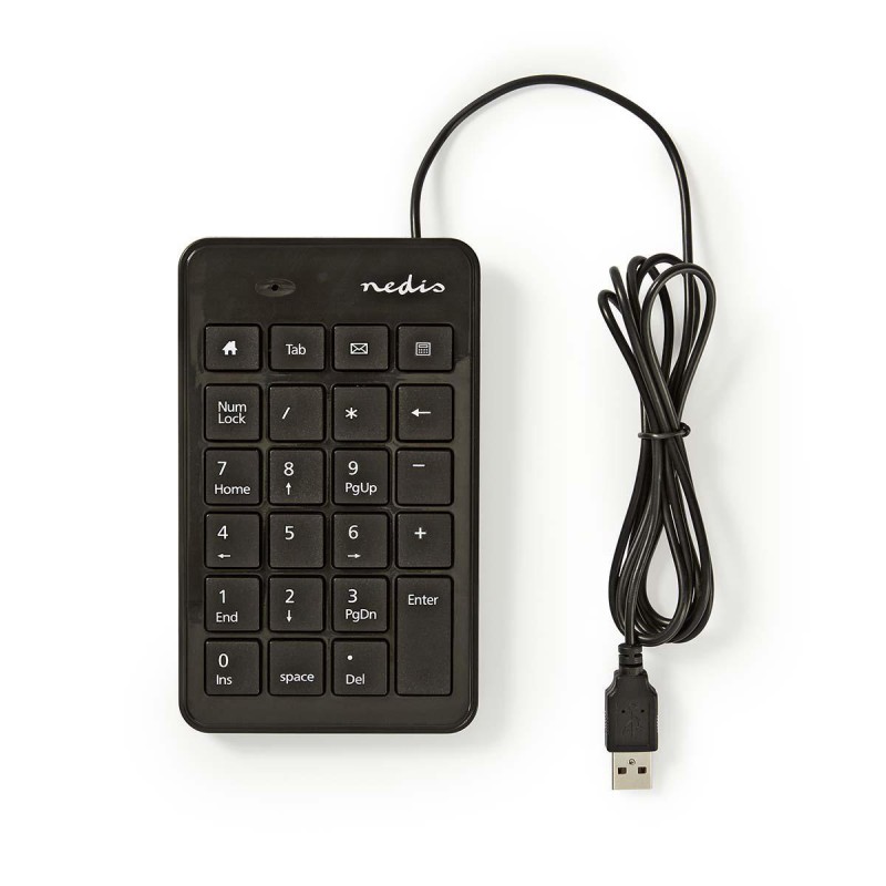 tastatura numerica cu fir nedis, usb, negru