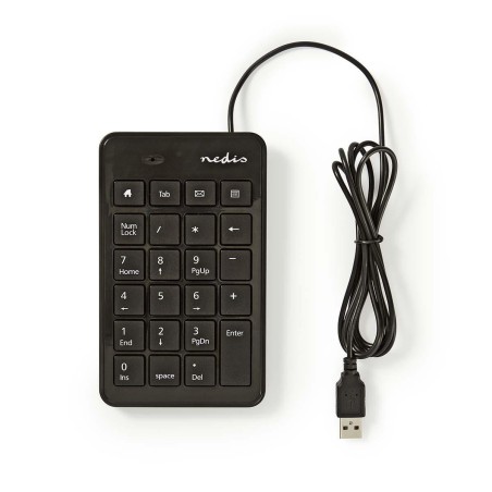 tastatura numerica cu fir nedis, usb, negru