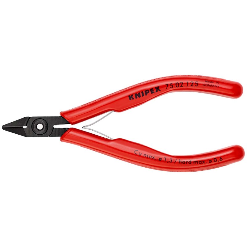 cleste de taiat, cu cioc mic subtire, 125 mm, knipex