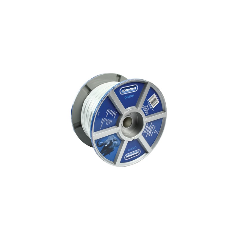 cablu difuzor alb cupru 2x0.75mmp 200m/rola bandridge cablu difuzor alb cupru 2x0.75mmp 200m/rola bandridge