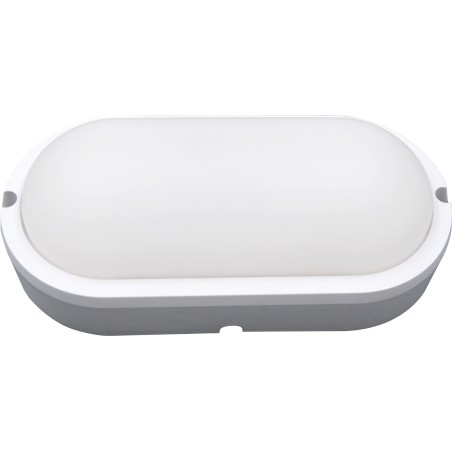 aplica exterior cu led oval 18w 20cm 6500k well