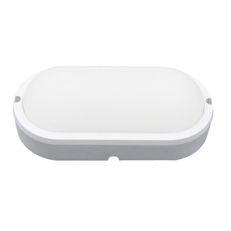 aplica exterior cu led oval 12w 18cm 4000k, well