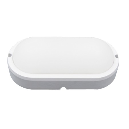 aplica exterior cu led oval 12w 18cm 4000k, well